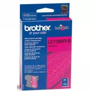 Farba do tlačiarne Brother LC-1100 (LC1100HYM) - cartridge, magenta (purpurová)