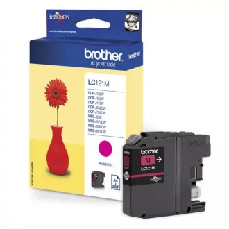 Farba do tlačiarne Brother LC-121 (LC121M) - cartridge, magenta (purpurová) Farba do tlačiarne Brother LC-121 (LC121M) - cartridge, magenta (purpurová)
