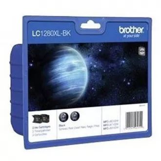 Farba do tlačiarne Brother LC-1280-XL (LC1280XLBKBP2) - cartridge, black (čierna) Farba do tlačiarne Brother LC-1280-XL (LC1280XLBKBP2) - cartridge, black (čierna)