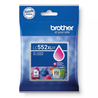 Farba do tlačiarne Brother LC-552-XL (LC552XLM) - cartridge, magenta (purpurová)