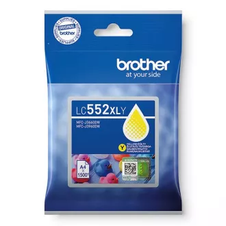 Farba do tlačiarne Brother LC-552-XL (LC552XLY) - cartridge, yellow (žltá)