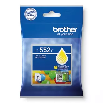 Farba do tlačiarne Brother LC-552 (LC552Y) - cartridge, yellow (žltá)