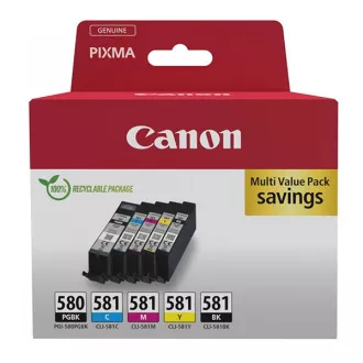 Farba do tlačiarne Canon PGI-580 (2078C007) - cartridge, black + color (čierna + farebná)