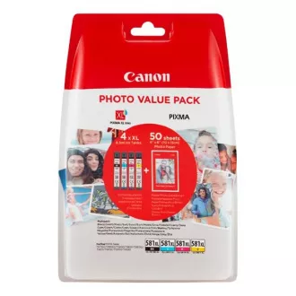 Farba do tlačiarne Canon CLI-581-XL (2052C004) - cartridge, black + color (čierna + farebná)