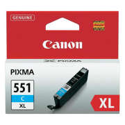 Farba do tlačiarne Canon CLI-551 (6444B004) - cartridge, cyan (azúrová)