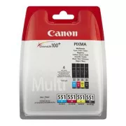 Farba do tlačiarne Canon CLI-551 (6509B008) - cartridge, black + color (čierna + farebná)