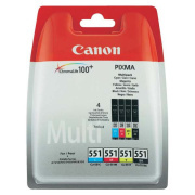 Farba do tlačiarne Canon CLI-551 (6509B009) - cartridge, black + color (čierna + farebná)