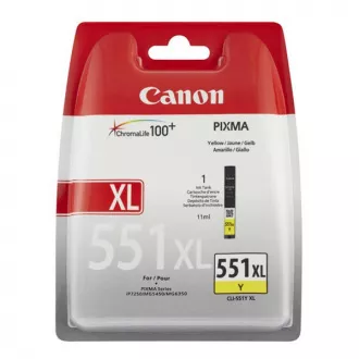Farba do tlačiarne Canon CLI-551-XL (6446B004) - cartridge, yellow (žltá)