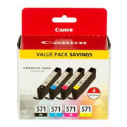 Farba do tlačiarne Canon CLI-571 (0386C005) - cartridge, black + color (čierna + farebná)