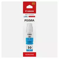Farba do tlačiarne Canon GI-50 (3403C001) - cartridge, cyan (azúrová)