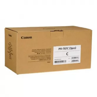 Farba do tlačiarne Canon PFI-707 (9822B003) - cartridge, cyan (azúrová)
