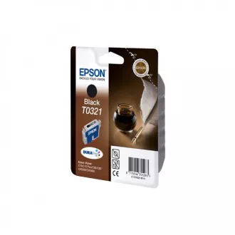 Farba do tlačiarne Epson T0321 (C13T03214010) - cartridge, black (čierna) Farba do tlačiarne Epson T0321 (C13T03214010) - cartridge, black (čierna)