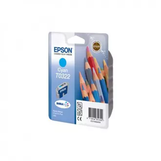 Farba do tlačiarne Epson T0322 (C13T03224010) - cartridge, cyan (azúrová)