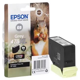 Farba do tlačiarne Epson C13T04F64010 - cartridge, gray (sivá)