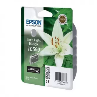 Farba do tlačiarne Epson T0599 (C13T05994010) - cartridge, light light black (svetlo svetlo čierna)
