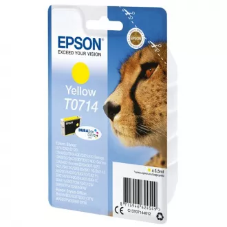Farba do tlačiarne Epson T0714 (C13T07144022) - cartridge, yellow (žltá)