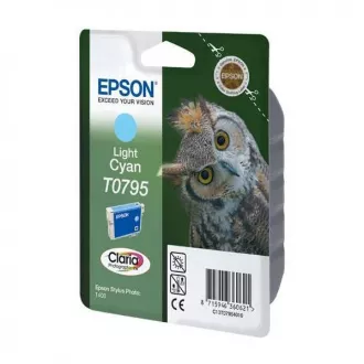 Farba do tlačiarne Epson T0795 (C13T07954010) - cartridge, light cyan (svetlo azúrová)