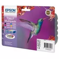 Farba do tlačiarne Epson T0807 (C13T08074021) - cartridge, black + color (čierna + farebná)