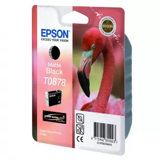 Farba do tlačiarne Epson T0878 (C13T08784010) - cartridge, matt black (matne čierna) Farba do tlačiarne Epson T0878 (C13T08784010) - cartridge, matt black (matne čierna)