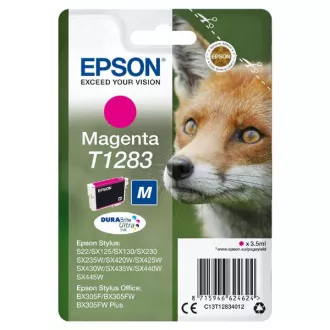 Farba do tlačiarne Epson T1283 (C13T12834022) - cartridge, magenta (purpurová)