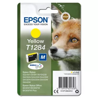 Farba do tlačiarne Epson T1284 (C13T12844012) - cartridge, yellow (žltá)