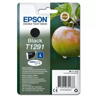 Farba do tlačiarne Epson T1291 (C13T12914012) - cartridge, black (čierna) Farba do tlačiarne Epson T1291 (C13T12914012) - cartridge, black (čierna)