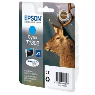 Farba do tlačiarne Epson T1302 (C13T13024010) - cartridge, cyan (azúrová)