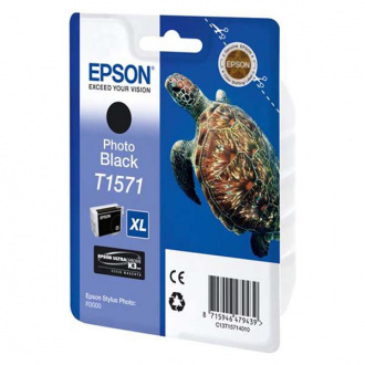 Epson T1571 (C13T15714010) - cartridge, photoblack (fotočierna)