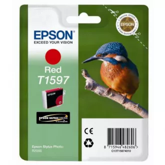 Farba do tlačiarne Epson T1597 (C13T15974010) - cartridge, red (červená)