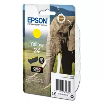 Farba do tlačiarne Epson T2424 (C13T24244012) - cartridge, yellow (žltá) Farba do tlačiarne Epson T2424 (C13T24244012) - cartridge, yellow (žltá)