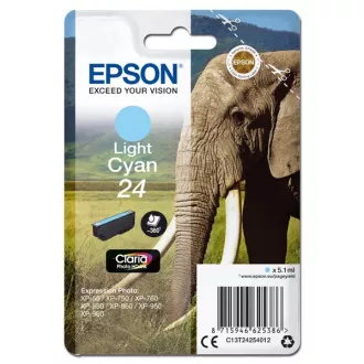 Farba do tlačiarne Epson T2425 (C13T24254012) - cartridge, light cyan (svetlo azúrová) Farba do tlačiarne Epson T2425 (C13T24254012) - cartridge, light cyan (svetlo azúrová)