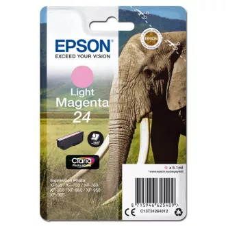 Farba do tlačiarne Epson T2426 (C13T24264012) - cartridge, light magenta (svetlo purpurová) Farba do tlačiarne Epson T2426 (C13T24264012) - cartridge, light magenta (svetlo purpurová)