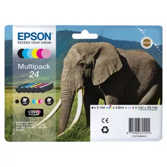 Farba do tlačiarne Epson T2428 (C13T24284011) - cartridge, black + color (čierna + farebná) Farba do tlačiarne Epson T2428 (C13T24284011) - cartridge, black + color (čierna + farebná)