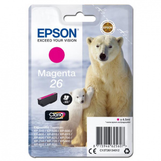 Farba do tlačiarne Epson T2613 (C13T26134012) - cartridge, magenta (purpurová)