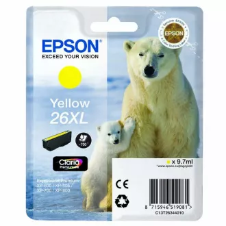 Farba do tlačiarne Epson T2634 (C13T26344020) - cartridge, yellow (žltá)