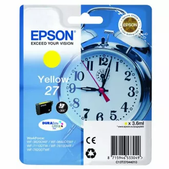 Farba do tlačiarne Epson T2704 (C13T27044010) - cartridge, yellow (žltá) Farba do tlačiarne Epson T2704 (C13T27044010) - cartridge, yellow (žltá)