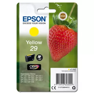 Farba do tlačiarne Epson T2984 (C13T29844012) - cartridge, yellow (žltá) Farba do tlačiarne Epson T2984 (C13T29844012) - cartridge, yellow (žltá)