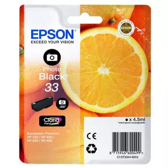 Farba do tlačiarne Epson T3341 (C13T33414010) - cartridge, black (čierna) Farba do tlačiarne Epson T3341 (C13T33414010) - cartridge, black (čierna)