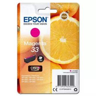 Farba do tlačiarne Epson T3343 (C13T33434012) - cartridge, magenta (purpurová) Farba do tlačiarne Epson T3343 (C13T33434012) - cartridge, magenta (purpurová)
