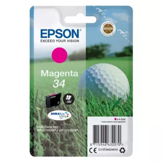 Farba do tlačiarne Epson T3463 (C13T34634010) - cartridge, magenta (purpurová)