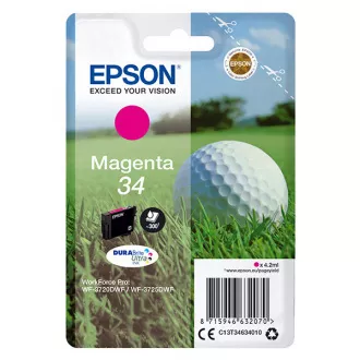 Farba do tlačiarne Epson T3463 (C13T34634020) - cartridge, magenta (purpurová) Farba do tlačiarne Epson T3463 (C13T34634020) - cartridge, magenta (purpurová)