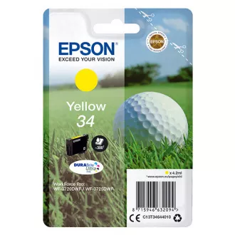 Farba do tlačiarne Epson T3464 (C13T34644020) - cartridge, yellow (žltá)