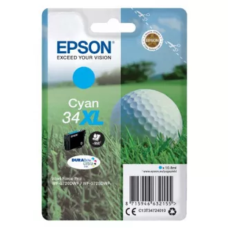 Farba do tlačiarne Epson T3472 (C13T34724010) - cartridge, cyan (azúrová)