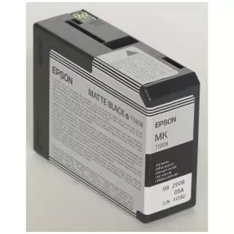Farba do tlačiarne Epson T5808 (C13T580800) - cartridge, matt black (matne čierna) Farba do tlačiarne Epson T5808 (C13T580800) - cartridge, matt black (matne čierna)