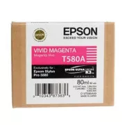 Farba do tlačiarne Epson T580A (C13T580A00) - cartridge, magenta (purpurová)