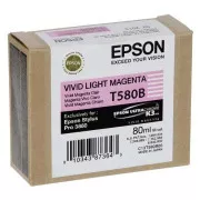 Farba do tlačiarne Epson T580B (C13T580B00) - cartridge, light magenta (svetlo purpurová)