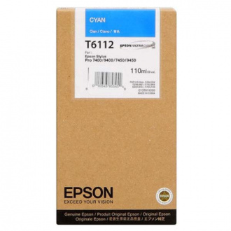 Epson T6112 (C13T611200) - cartridge, cyan (azúrová)