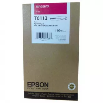 Farba do tlačiarne Epson T6113 (C13T611300) - cartridge, magenta (purpurová)
