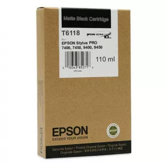 Farba do tlačiarne Epson T6118 (C13T611800) - cartridge, matt black (matne čierna)
