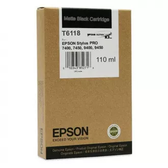 Farba do tlačiarne Epson T6118 (C13T611800) - cartridge, matt black (matne čierna) Farba do tlačiarne Epson T6118 (C13T611800) - cartridge, matt black (matne čierna)